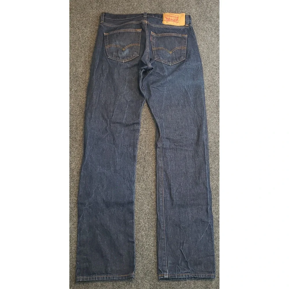 Levis 501 XX Denim Jeans Button Fly 32x32 (32x36tag)